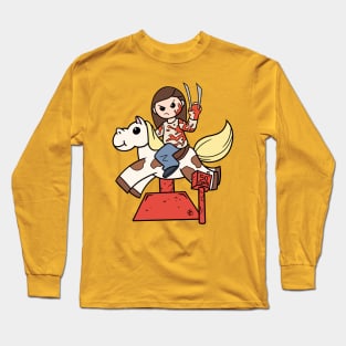 X-23 on a pony Long Sleeve T-Shirt